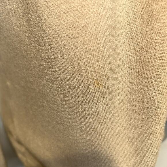 BCBGMaxazria Faux Fur (removable) beige tan Cardigan Women Timeless Luxury Sz L - Picture 11 of 12